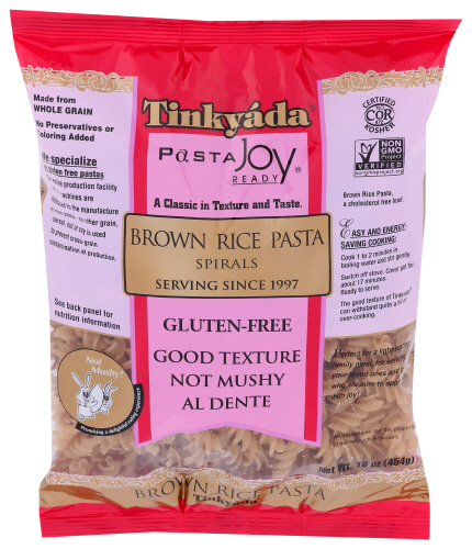 Tinkyada Pasta Brwn Rice Spiral 16 Oz