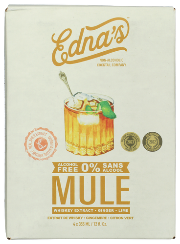 Ednas Non Alcoholic Cockt Na Mule 4Pk 48 Fo