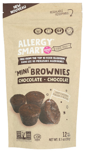 Allergy Smart Brownies Mini Choc 8.10 Oz