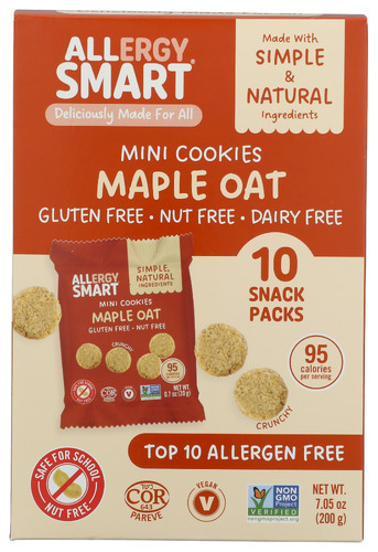 Allergy Smart Cookie Mini Maple Oat 7.05 Oz