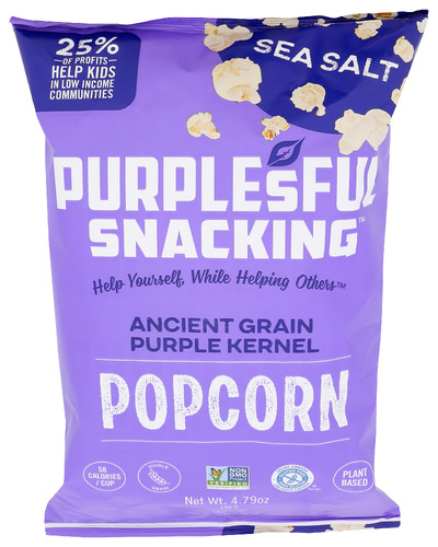 Purplesful Popcorn Sea Salt 4.79 Oz