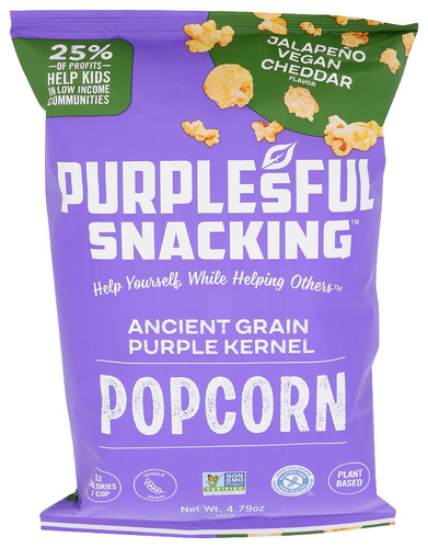 Purplesful Popcorn Jalapeno Cheddar 4.79 Oz