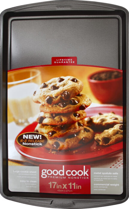 Good Cook, Cookie Sheet Large Nonstick 17 In X 11 In, Case Of 6, 1 Ct