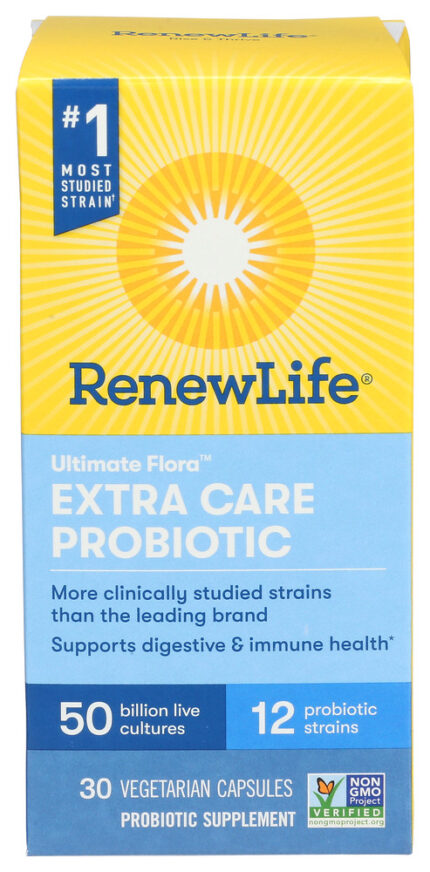 Renew Life Probiotic 50B Extra Care 30 Vc