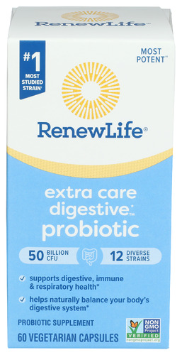 Renew Life Probiotic 50B Extra Care 60 Vc