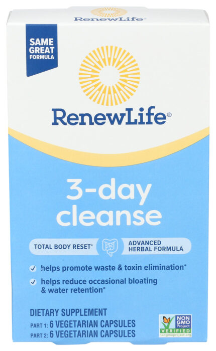 Renew Life Cleanse 3 Day 12 Vc
