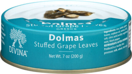 Divina Dolma Grape Leaves Stfd 7 Oz