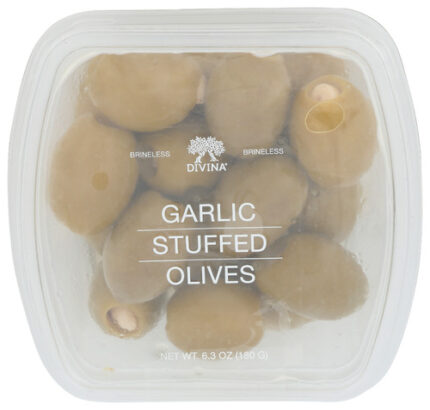 Divina Cup Olives Garlic Stuffed 6.30 Oz