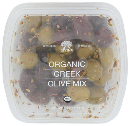 Divina Cup Olive Mix Greek Org 6.30 Oz