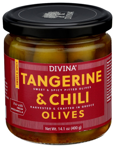 Divina Olives Tangerine N Chili 14.10 Oz