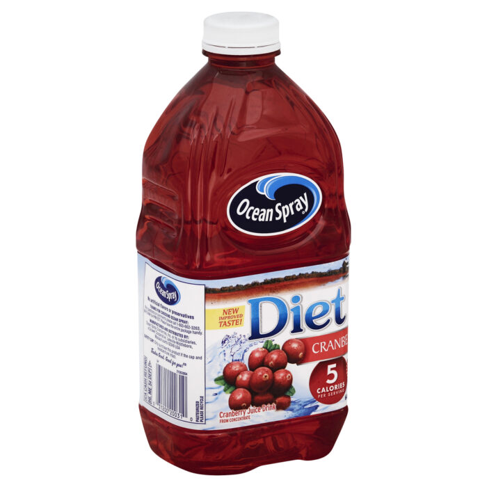 Ocean Spray, Diet Cranberry Juice Drink, Case Of 8, 64 Fl Oz - Image 1