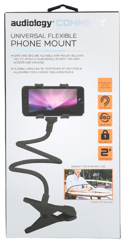 Audiology Mount Smartphone Black 1 Pc