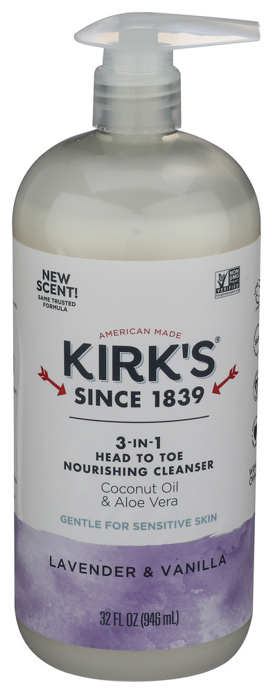 Kirks Cleanser 3In1 Lavndr Van 32 Fo