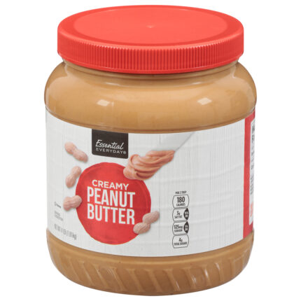 Essential Everyday, Creamy Peanut Butter, Case Of 6, 64 Oz