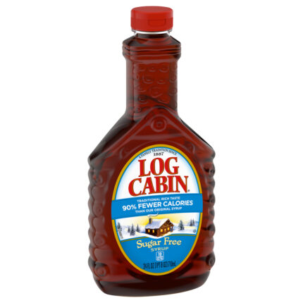 Log Cabin, Sugar Free Syrup, Case Of 12, 24 Fl Oz