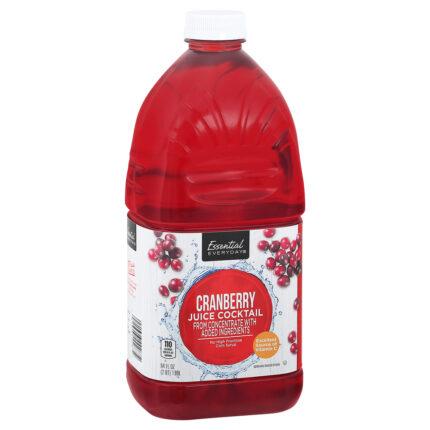 Essential Everyday, Juice Cranberry Cocktail, Case Of 8, 64 Fl Oz