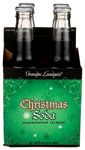 Grandpa Lundquist Soda 4Pk Christmas 48 Fo