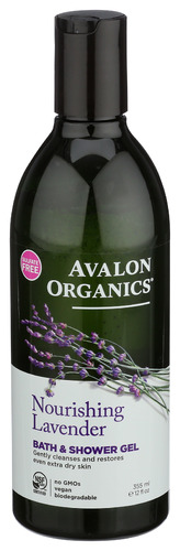 Avalon Organics Gel Bth N Shwr Lavender 12 Oz