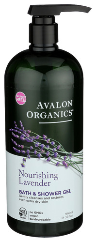 Avalon Organics Gel Bth N Shwr Lavendar Vsize 32 Oz