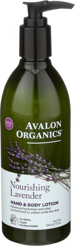 Avalon Organics Lotion H&B Lavender 12 Oz