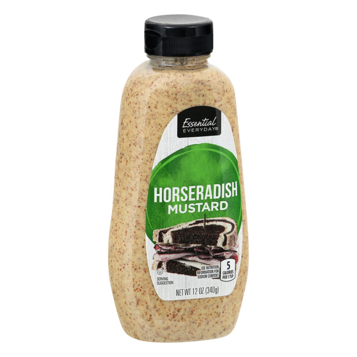 Essential Everyday, Mustard Horseradish, Case Of 12, 12 Oz - Image 1