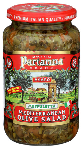 Partanna Olive Salad Mditerannean 19 Oz