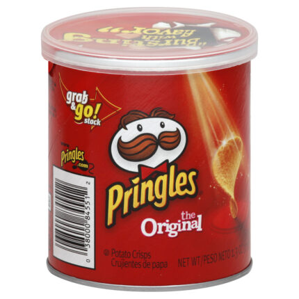 Pringles, The Original Potato Crisps, Case Of 12, 1.3 Oz