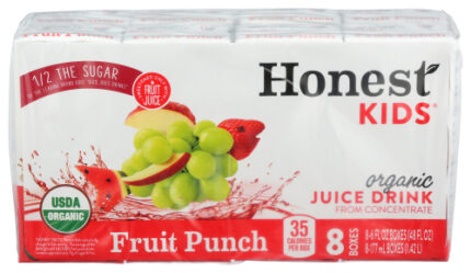 Honest Kids Juice Fruit Punch 8Pk 48 Fo