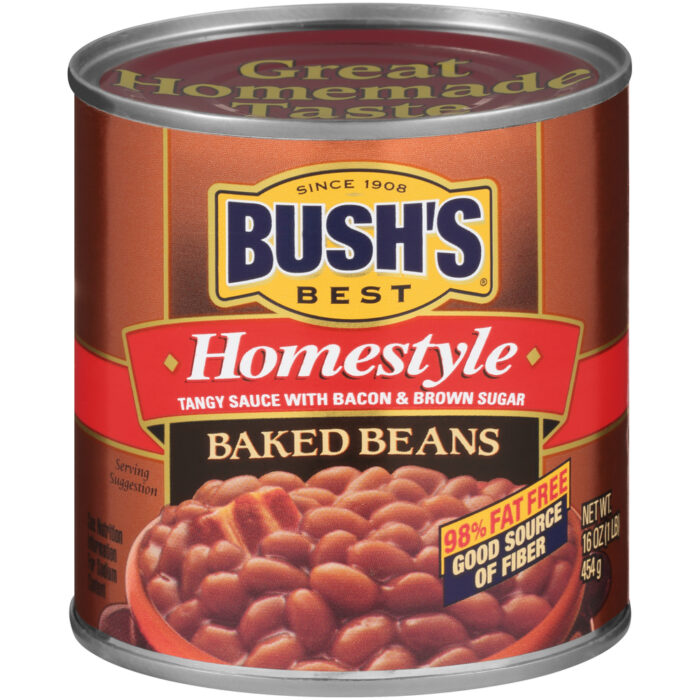Bush'S, Homestyle Baked Beans Can, Case Of 12, 16 Oz - Image 1