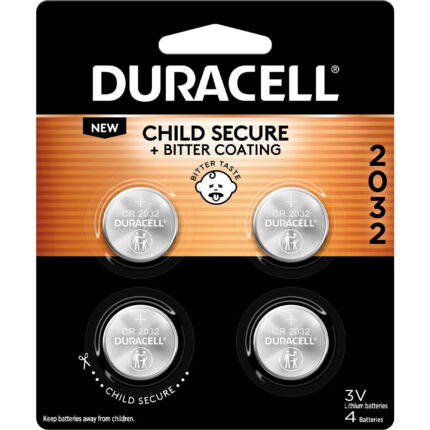 Duracell Lithium Battery 3 V 4 Pk #2032 Coin