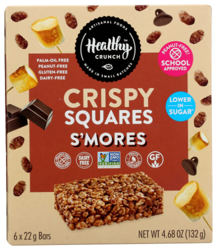 Healthy Crunch Squares Crispy Smores 4.68 Oz