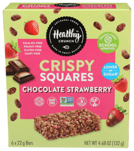 Healthy Crunch Square Crisp Choc Stwbry 4.68 Oz