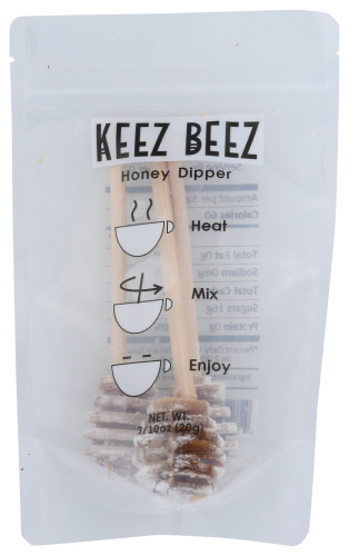 Keez Beez Raw Honey Dipper 7 Oz