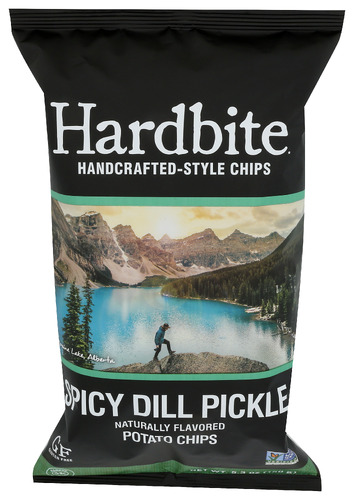 Hardbite Chips Ptto Spcy Dill Pckl 5.30 Oz