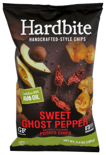 Hardbite Chips Ptato Swt Oil Ghost 5.30 Oz