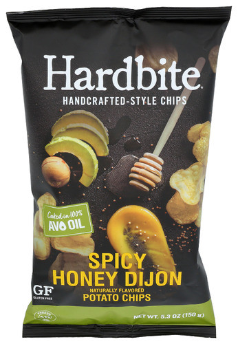 Hardbite Chips Ptato Spcy Hny Dijo 5.30 Oz