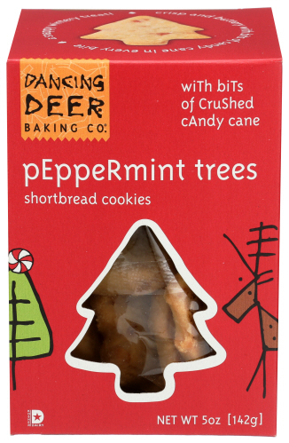 Dancing Deer Cookies Shrtbrd Pmnt Tree 5 Oz