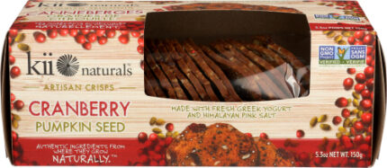 Kii Naturals Crisp Crnbry Pmpkn Seed 5.30 Oz