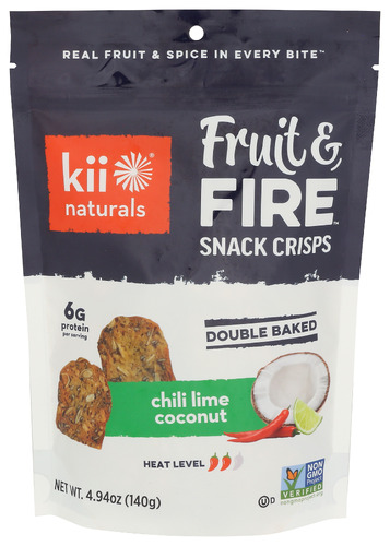 Kii Naturals Snack Crsp Chli Lme Ccnt 4.94 Oz