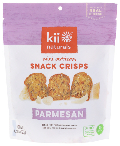 Kii Naturals Crisps Parmesan 4.23 Oz