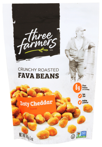 Three Farmers Foods Inc Beans Rstd Fava Zsty Chdr 5 Oz