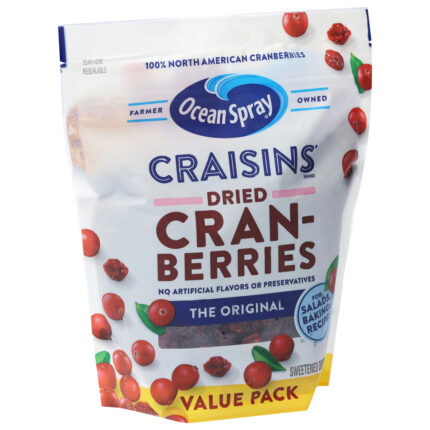 Ocean Spray, Craisins Dried Cranberries The Original Value Pack, Case Of 8, 24 Oz