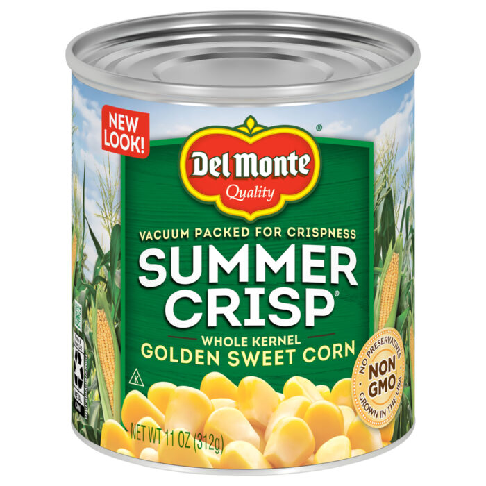 Del Monte, Summer Crisp Whole Kernel Golden Sweet Corn, Case Of 12, 11 Oz - Image 1