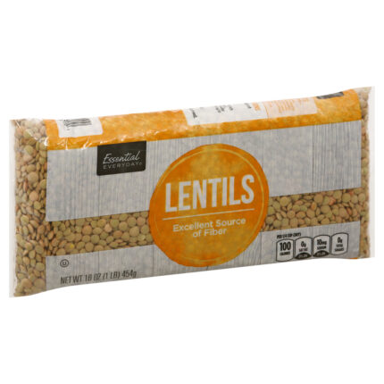 Essential Everyday, Lentils, Case Of 12, 16 Oz