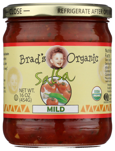Brads Organic Salsa Mild 16 Oz