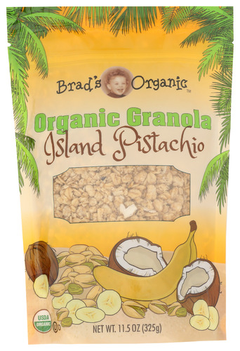Brads Organic Granola Isl Pstachio Org 11.50 Oz