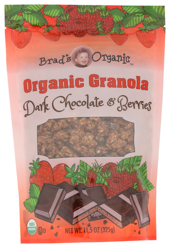 Brads Organic Granola Drk Cho Brry Org 11.50 Oz