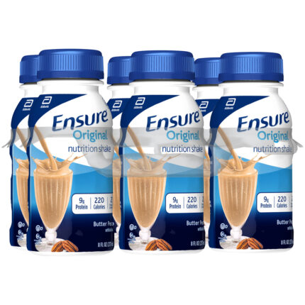 Ensure, Original Nutrition Shakes Butter Pecan 6/8 Fl Oz, Case Of 4, 48 Fl Oz