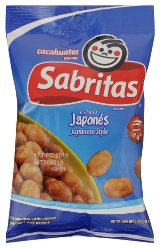 Gamesa Sabritas Pnut Japnse 7 Oz