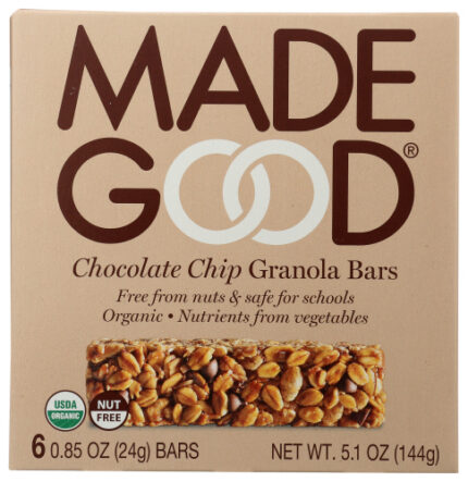 Madegood Bar Granola Choc Chip 5.10 Oz